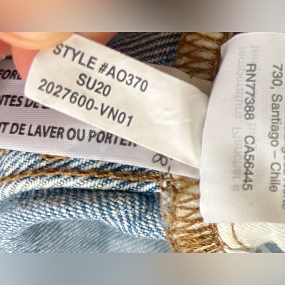 Madewell Rigid Denim Relaxed Mini Skirt Size 27 Like-New - Picture 8 of 8